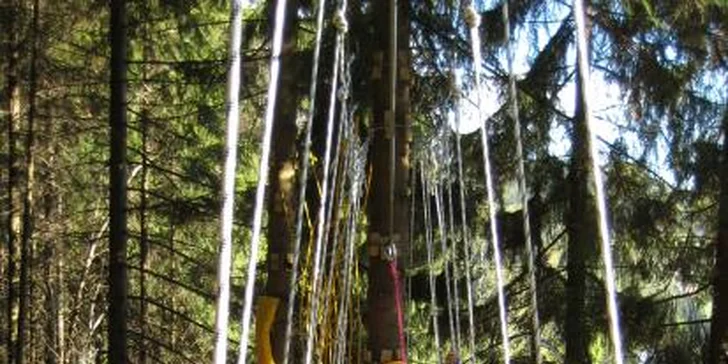 Lanové centrum Monkey park pro děti i dospělé