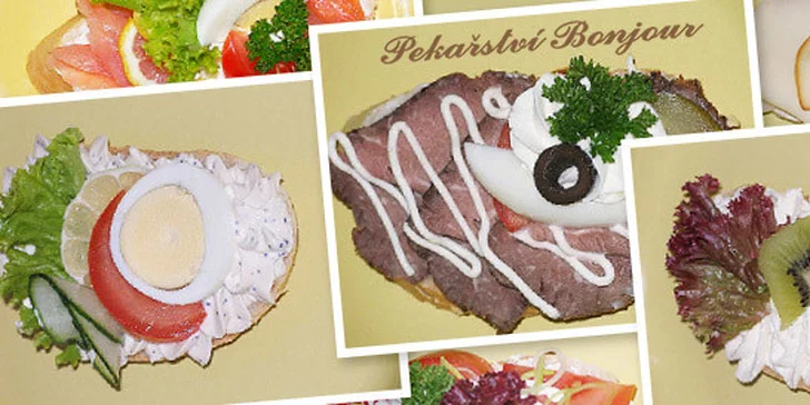 12 maxi chlebíčků z Pekařství Bonjour