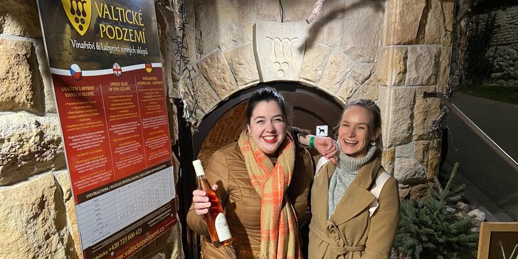 Zážitky v podzemním městě vína: prohlídka i piknik ve Valtickém Podzemí