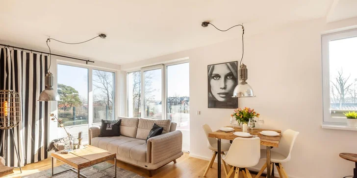 Baltské moře i na Vánoce a silvestra: elegantní apartmány a neomezený wellness