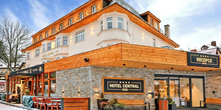 Rodinný all inclusive pobyt ve zrekonstruovaném historickém hotelu v centru Špindlerova Mlýna