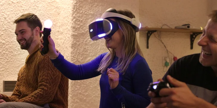 1 nebo 2 hodiny soukromé virtuální reality pro neomezený počet osob