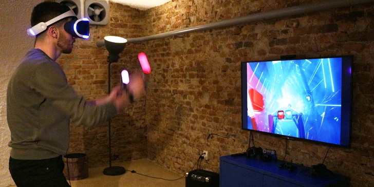 1 nebo 2 hodiny soukromé virtuální reality pro neomezený počet osob