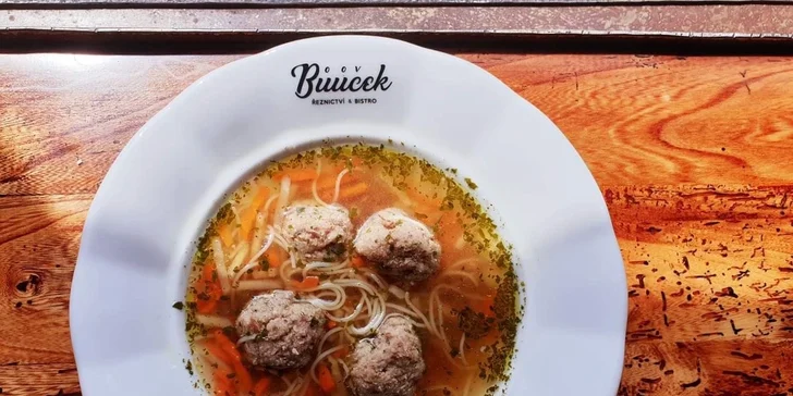 Degustace klobás, masa a uzenin pro dva v Řeznictví & bistro Bůůůček Praha