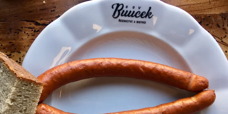 Degustace klobás, masa a uzenin pro dva v Řeznictví & bistro Bůůůček Praha