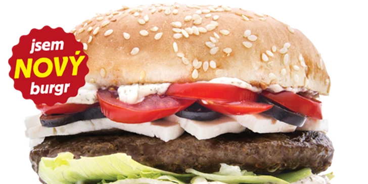 Burgr jako kráva podle výběru, hranolky a tatarka pro 1 i 2
