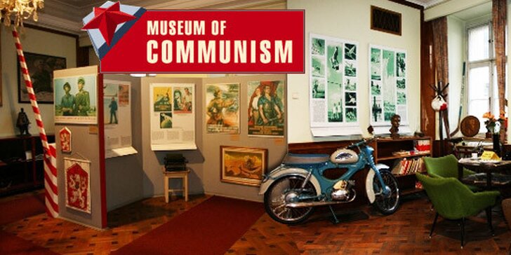 189 Kč za DVĚ vstupenky do Muzea komunismu v hodnotě 380 Kč. Děti do 10 let zdarma.