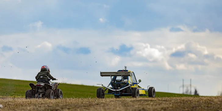 Adrenalinová jízda přírodou: jízda na čtyřkolce nebo motorce dle výběru