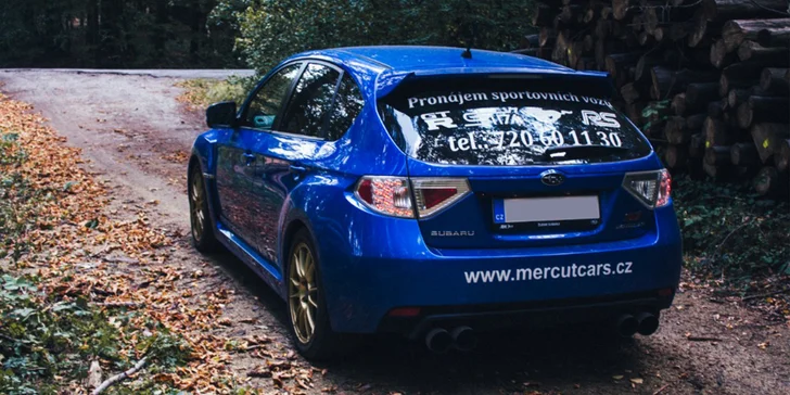 Staňte se jezdcem rally: jízda v Subaru Impreza WRX STi
