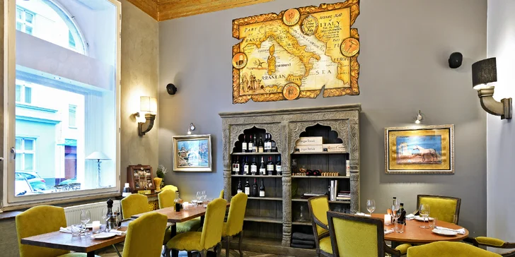 Italská degustace na Vinohradech: amuse bouche, krevety, ravioly i pražma