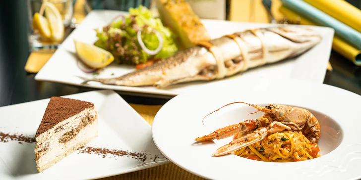 Vychutnejte si lahodné menu v příjemné restauraci i s lahví Rýnského Ryzlinku