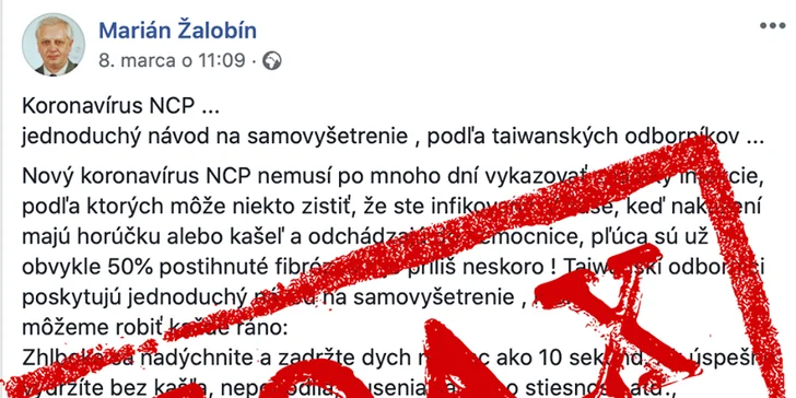 Obrňte se fakty a rozumem proti falešným zprávám o koronaviru