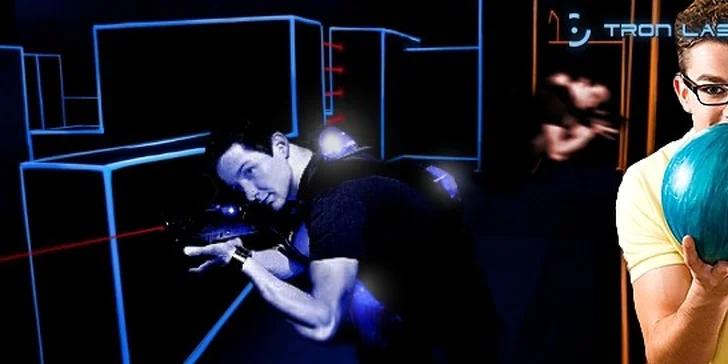 Laser Game až pro 10 osob v nejmodernější Laser Aréně v ČR plus Bowling
