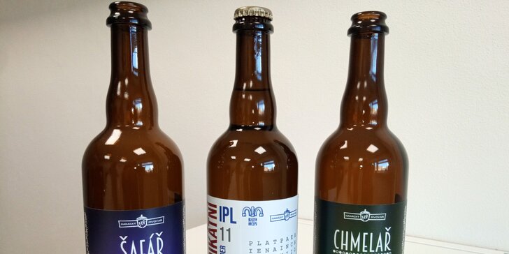 Osvěžení na doma: tři piva z Hanáckého pivovaru v designových lahvích