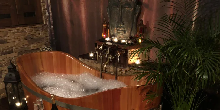 2 hodiny v privátním wellness: vířivá vana, infrasauna, sekt i občerstvení
