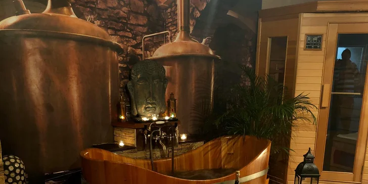 2 hodiny v privátním wellness: vířivá vana, infrasauna, sekt i občerstvení