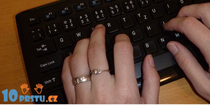 10 prstů – online kurz psaní všemi deseti na klávesnici