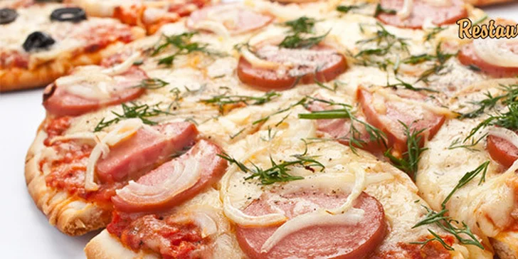 Dvě libovolné křupavé pizzy dle výběru