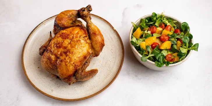 20% sleva na celý sortiment Chicken Guys Luka: grilovaná kuřata a přílohy s sebou