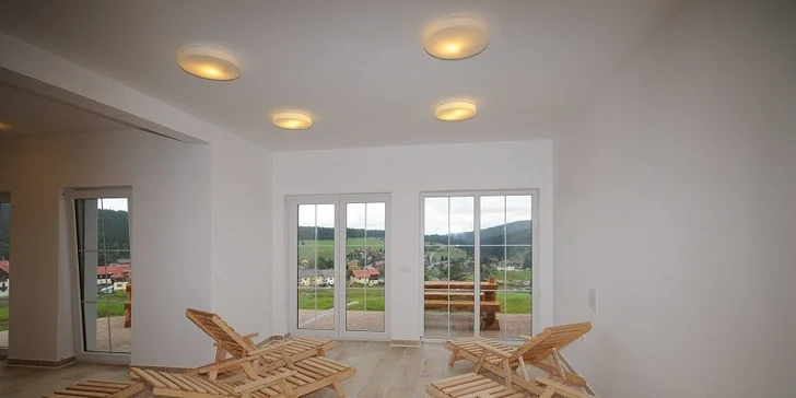 Apartmány a wellness na Šumavě až pro 4 osoby