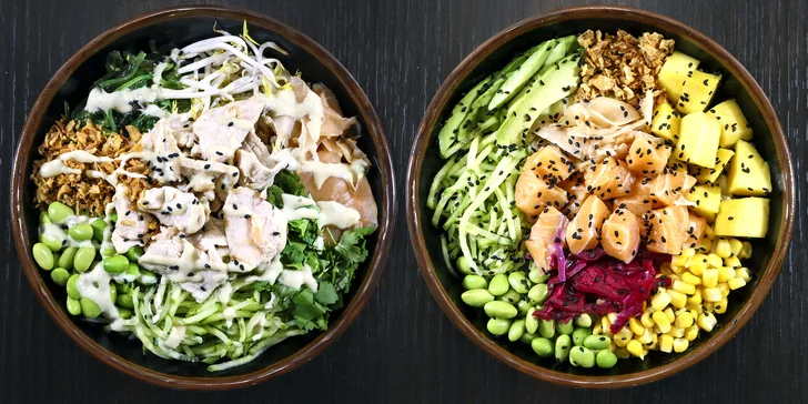 25% sleva na celý sortiment asijské restaurace v Karlíně: závitky, poké bowl i nudle udon