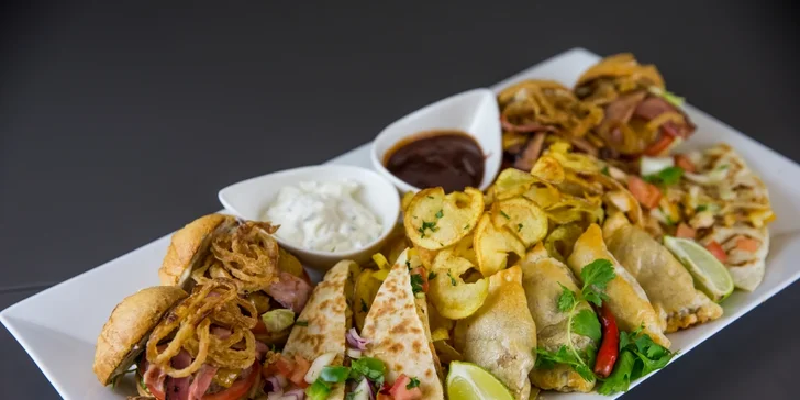 25% sleva na celý sortiment do restaurace CMKarting na Zličíně, tortilly i quesadilla či žebra