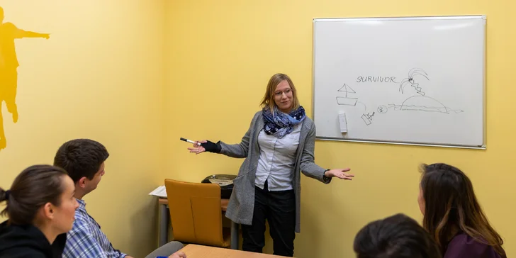 Online kurz angličtiny s přípravou na certifikát B2: rodilý mluvčí, písemná i mluvená cvičení