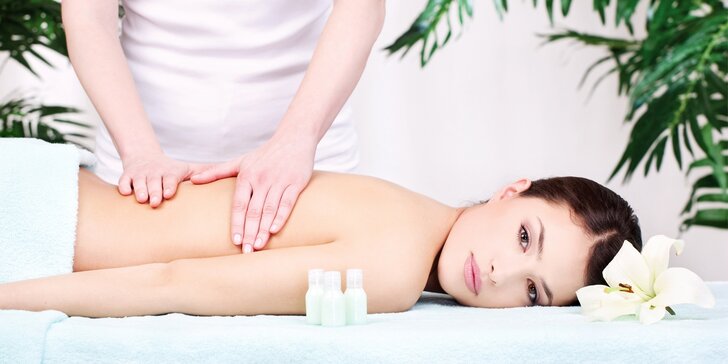 Švédská masáž a kosmetické ošetření včetně ultrazvukové špachtle