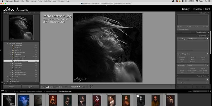 Online fotografické videokurzy: studiový portrét, retuš a základy Lightroomu