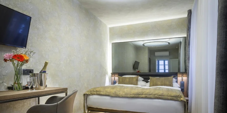 Atraktivní lokalita Malé Strany: hotel v budově ze 14. století, pobyt pro pár až na 8 dní, snídaně