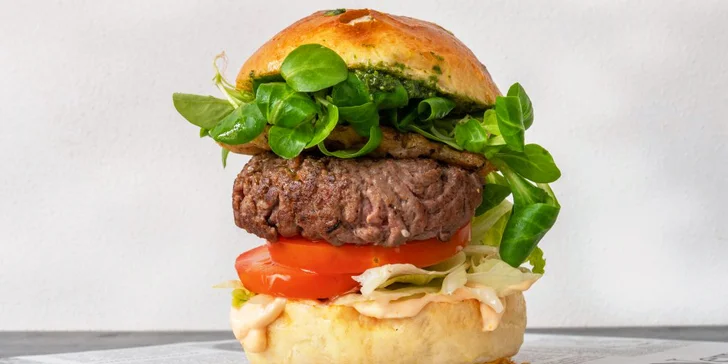 2× výborný burger k odnosu s sebou: na výběr z 8 druhů