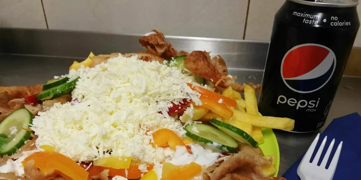 Pořádná dobrota: falafel nebo kebab v tortille, chlebu či s hranolky