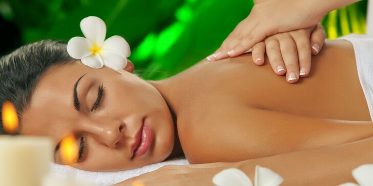 Dokonalá relaxace na hodinové masáži: thajská, olejová i těhotenská