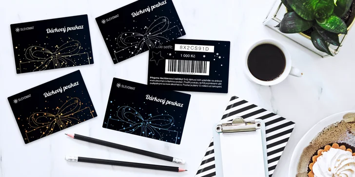 Kupte Slevomat dárkové poukazy a získejte 10% cashback v kreditech
