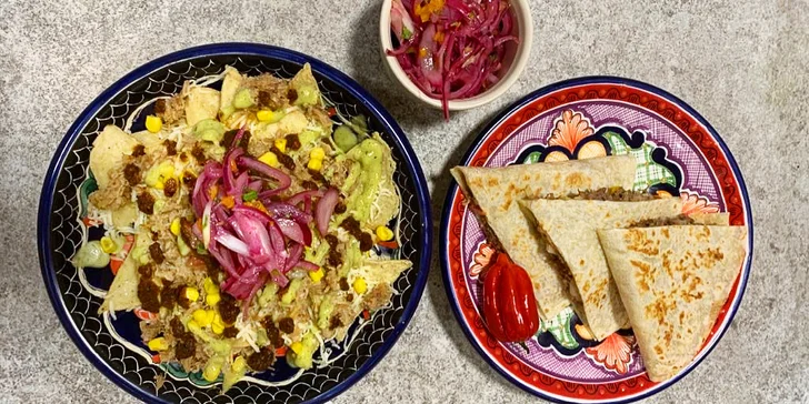 20% sleva na celý sortiment mexické restaurace Chile y Limón na Smíchově: taco, burrito i quesadilla