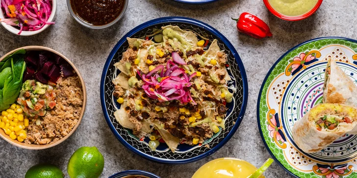 20% sleva na celý sortiment mexické restaurace Chile y Limón na Smíchově: taco, burrito i quesadilla