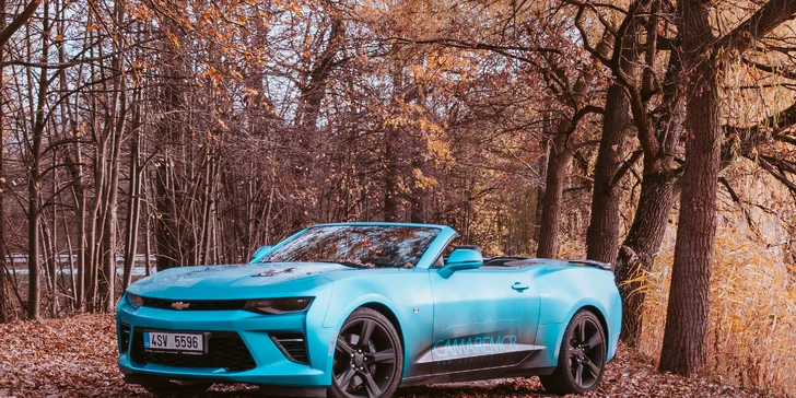 Jízda v Chevroletu Camaro Convertible: spolujízda, řízení i zapůjčení