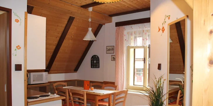 3–8 dní v klidu Jizerských hor: apartmány až pro 4 osoby