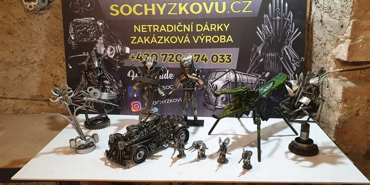Vdechněte kovu nový život: výroba vlastní sošky s Jackobem, od srdce přes autíčko až po vetřelce