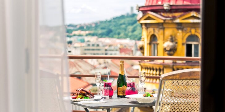 4* romantický pobyt v centru Prahy: snídaně, degustační menu nebo privátní wellness