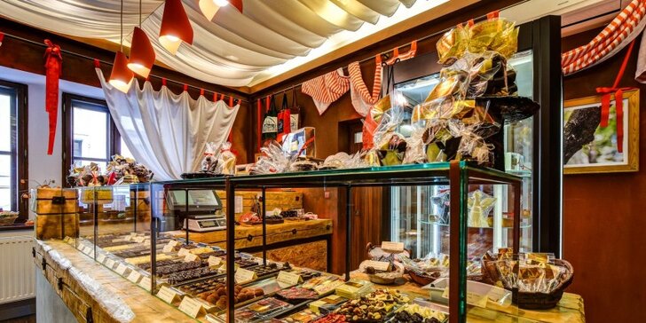 Svět čokoládových pralinek: otevřené vouchery do čokoládovny na 100-300 Kč