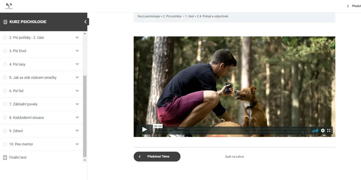Spokojený život s pejskem: online kurz výchovy psa pozitivními metodami