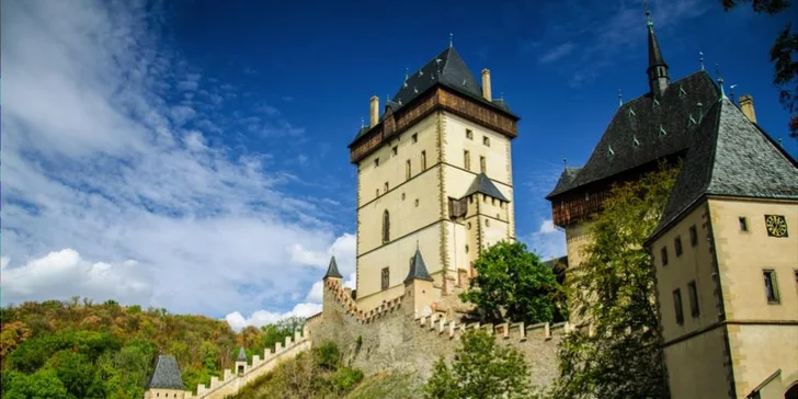Jednodenní výlet na Karlštejn, Velkou Ameriku a do Koněpruských jeskyní