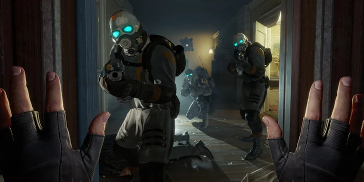 Nový Half-Life: Alyx ve virtuální realitě s profesionální bezdrátovou helmou Vive Pro na 2 a 5 hodin