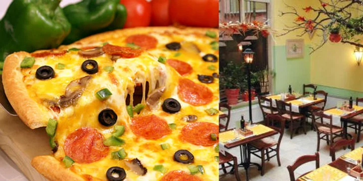 Jen 286 Kč za 2 pizzy dle vlastního výběru a láhev kvalitního vína. Dopřejte si ve DVOU italské speciality v PIZZA COLOSEUM a vyberte si z pestré nabídky lahodných křupavých pizz se slevou 45%!