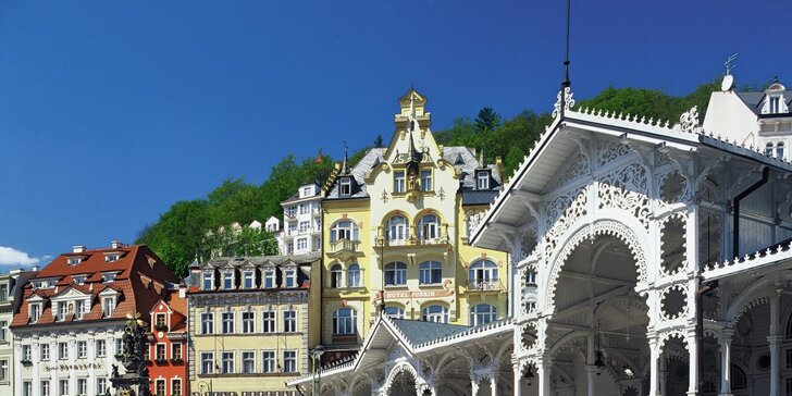 Karlovy Vary i s lázeňskými procedurami: 7 dní v Hotelu Mignon, polopenze