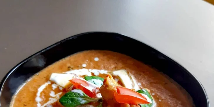 Tříchodové indické menu s sebou v 5 variantách: kuře, vepřové, krevety, paneer