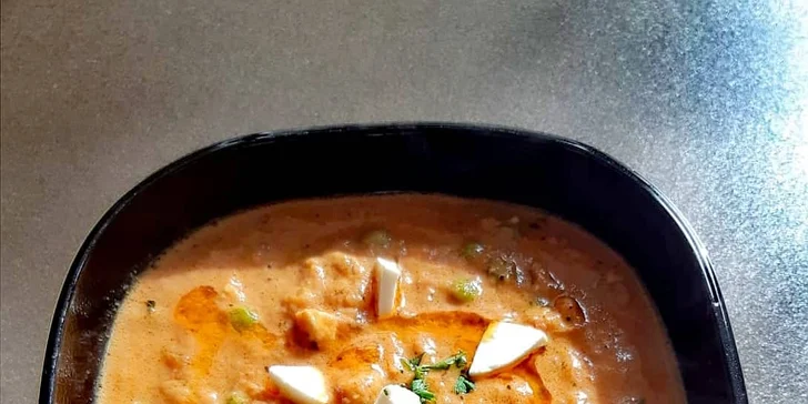 Tříchodové indické menu s sebou v 5 variantách: kuře, vepřové, krevety, paneer