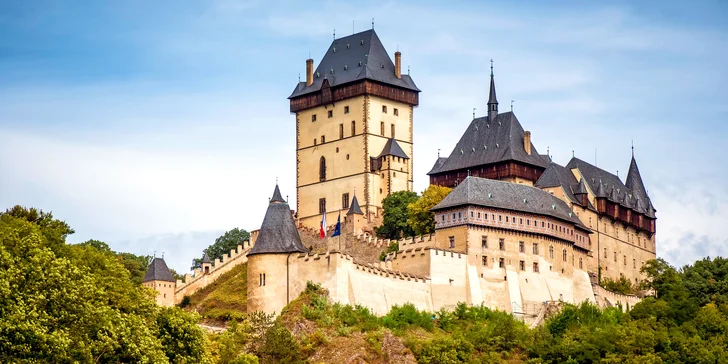 Jednodenní výlet na Karlštejn, Velkou Ameriku a do Koněpruských jeskyní