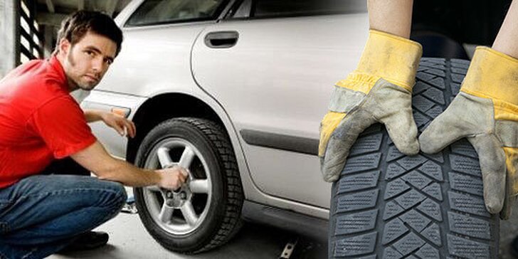 Přezutí pneumatik s kontrolou závaží a brzd